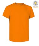 Man short sleeved crew neck cotton T-shirt, color  fuchsia PASUNSET.AR