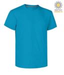 Man short sleeved crew neck cotton T-shirt, color jelly green PASUNSET.AZC