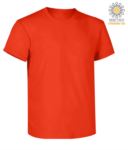 Short sleeve work t-shirt, regular fit, crew neck, OEKO-TEX certified. Colour electric blue X-CTU01T.007