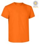 Short sleeve work t-shirt, regular fit, crew neck, OEKO-TEX certified. Colour  gold X-CTU01T.235