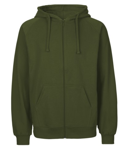 Full zip hoodie for men